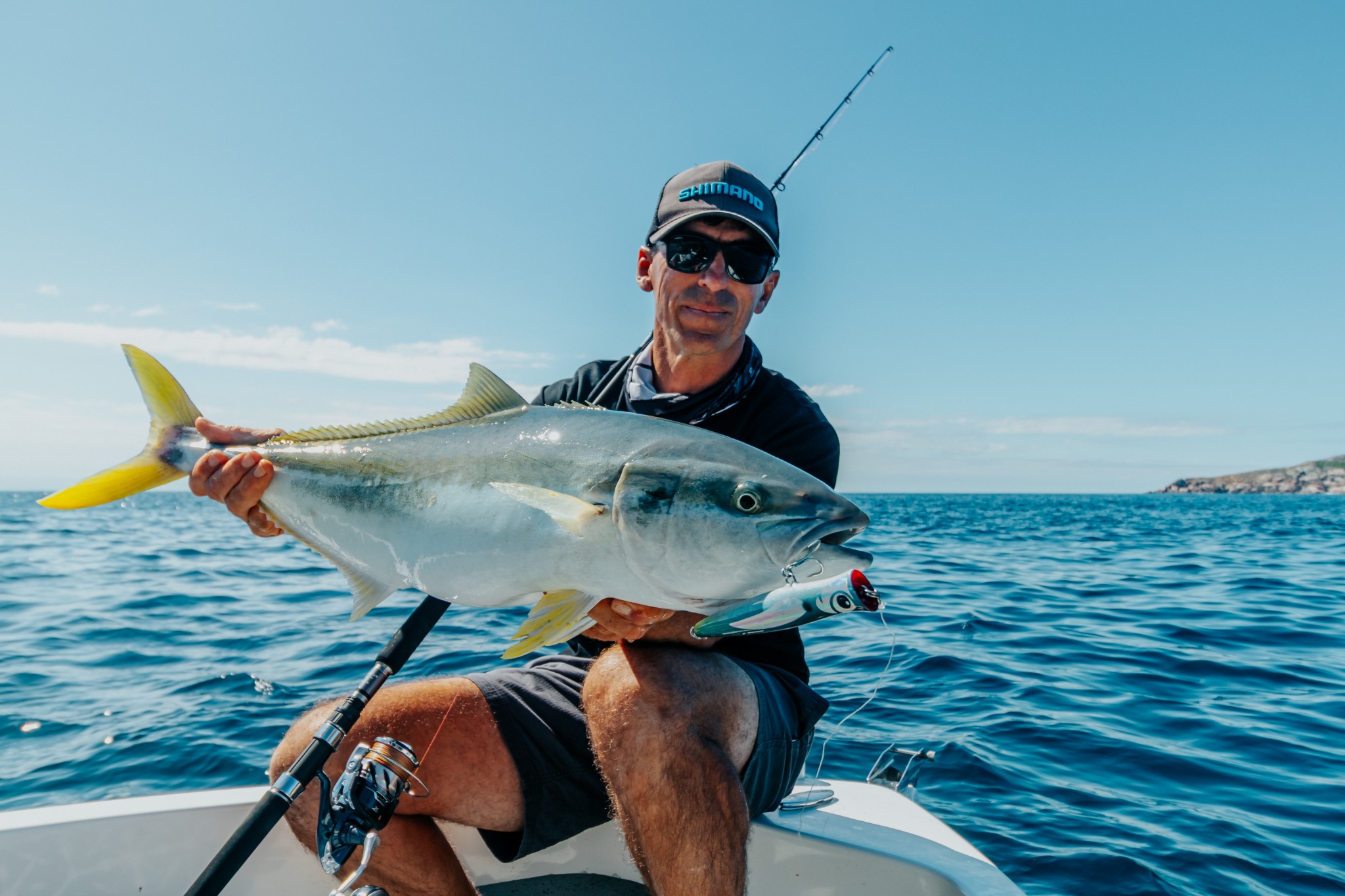 Kingfish caught on a JSL lure offshore